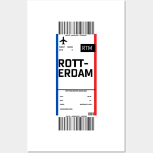 Boarding pass for Rotterdam Posters and Art